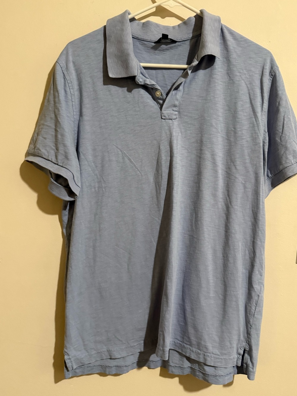 J. Crew Men's Pale Blue Polo Shirt